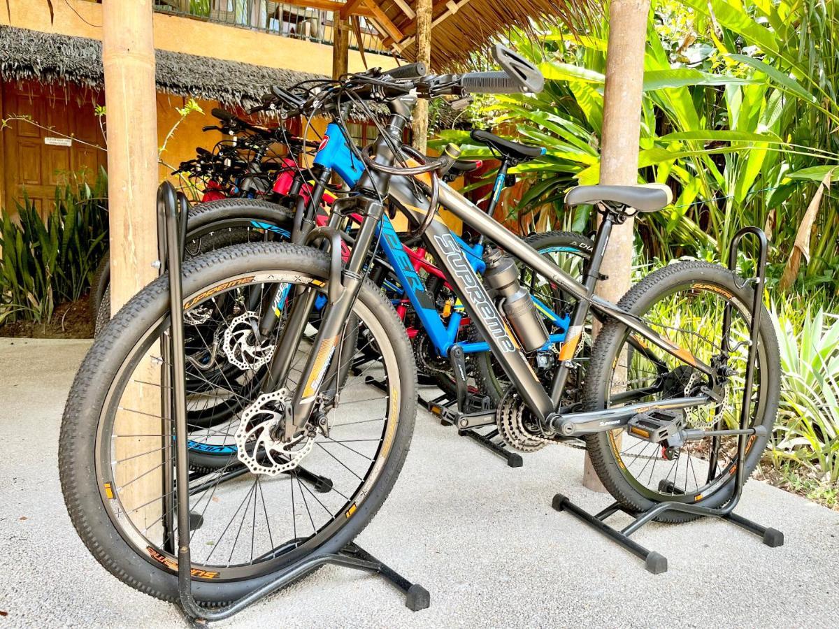 Coco Grove Beach Resort, Siquijor Island Екстер'єр фото A bicycle on a bike stand